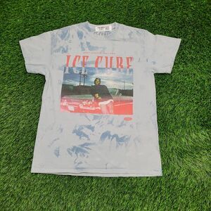 Ice-Cube Shirt Womens Medium 19x25 Blue